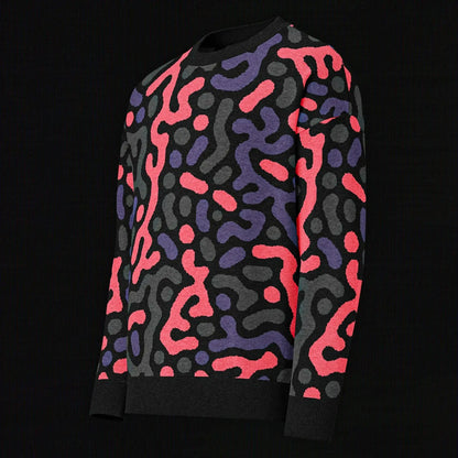 Legion of Evil - New Port Relaxed Fit Knit Sweater (Pink Purple) The Legion of Evil