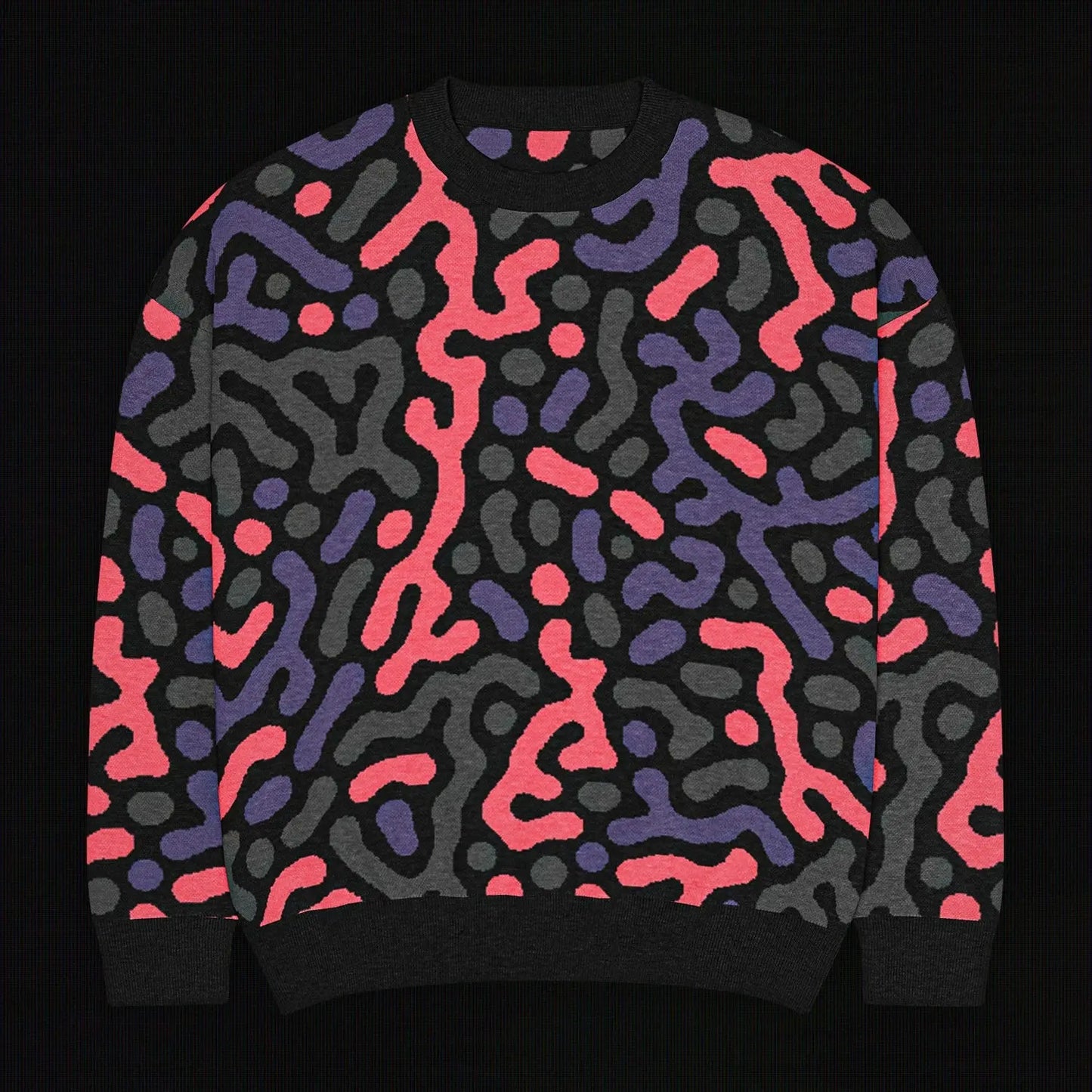Legion of Evil - New Port Relaxed Fit Knit Sweater (Pink Purple) The Legion of Evil