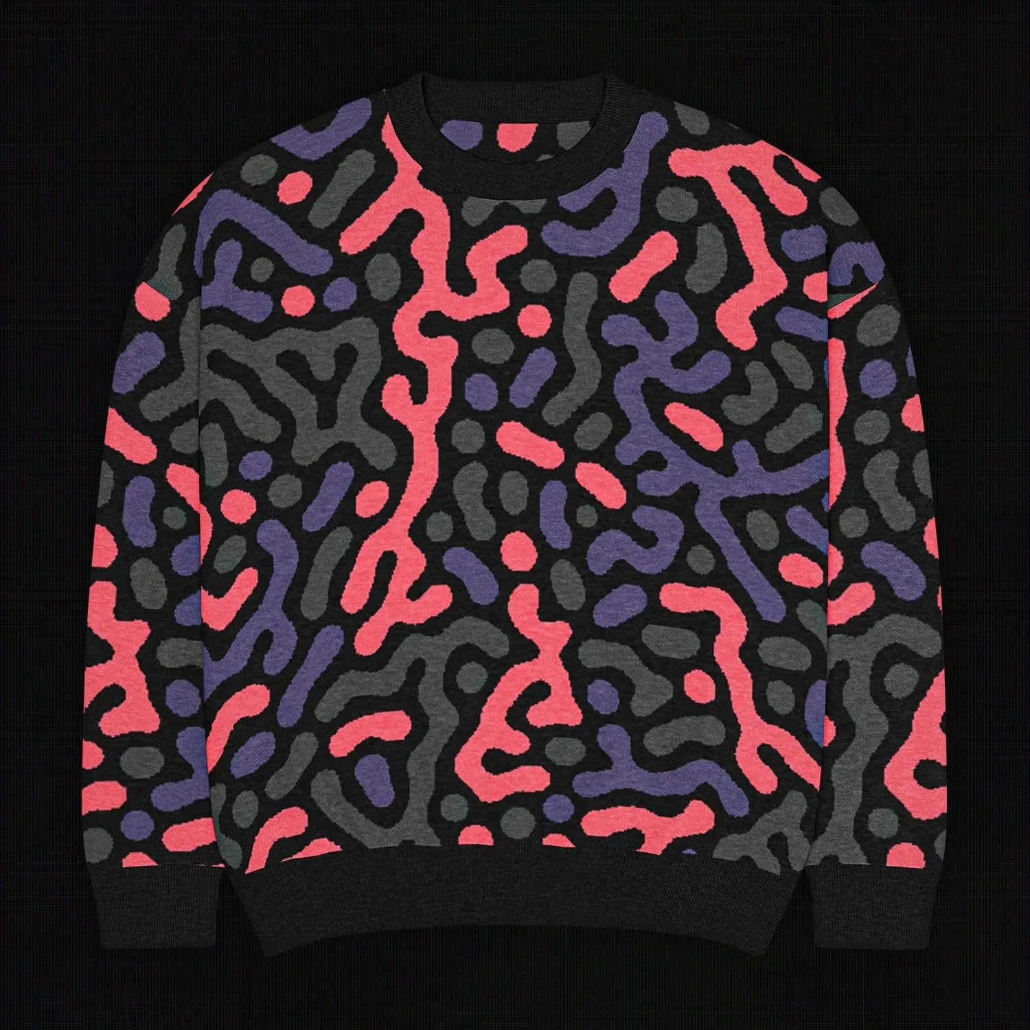 Legion of Evil - New Port Relaxed Fit Knit Sweater (Pink Purple) The Legion of Evil