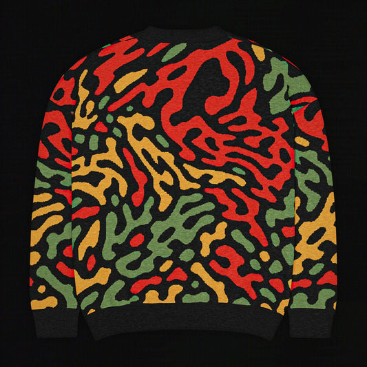 Legion of Evil - Neptune Relaxed Fit Knit Sweater (Red Green)