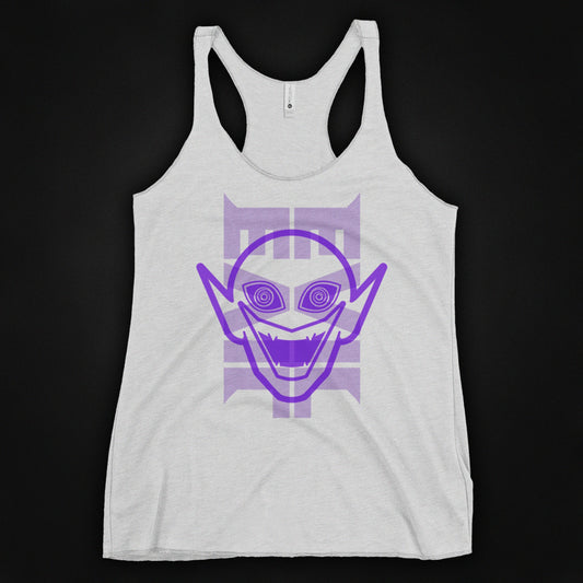 Overlay Women's Racerback Tank Heather White
