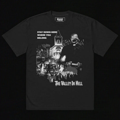 The Valley in Hell Oversized Tee (White) The Legion of Evil