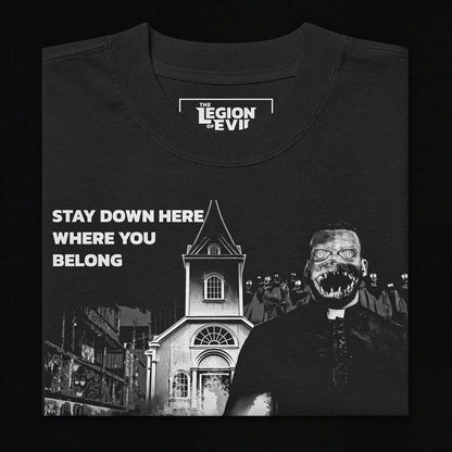 The Valley in Hell Oversized Tee (White) The Legion of Evil