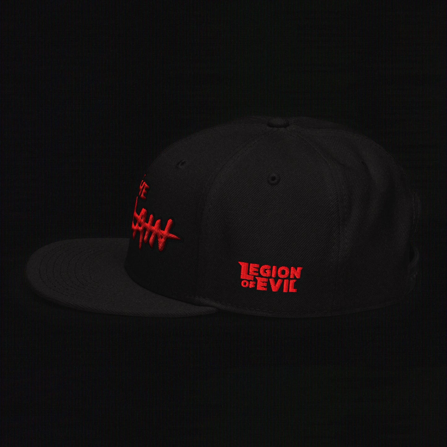 The Villain Snapback Hat (Black)