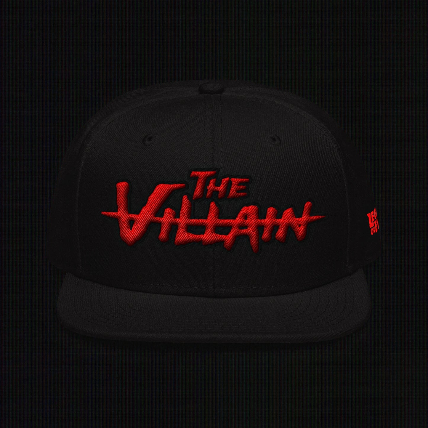 The Villain Snapback Hat (Black)