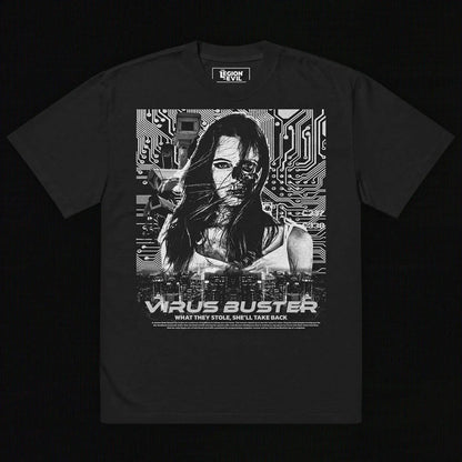 Virus Buster Oversized Tee (White) The Legion of Evil