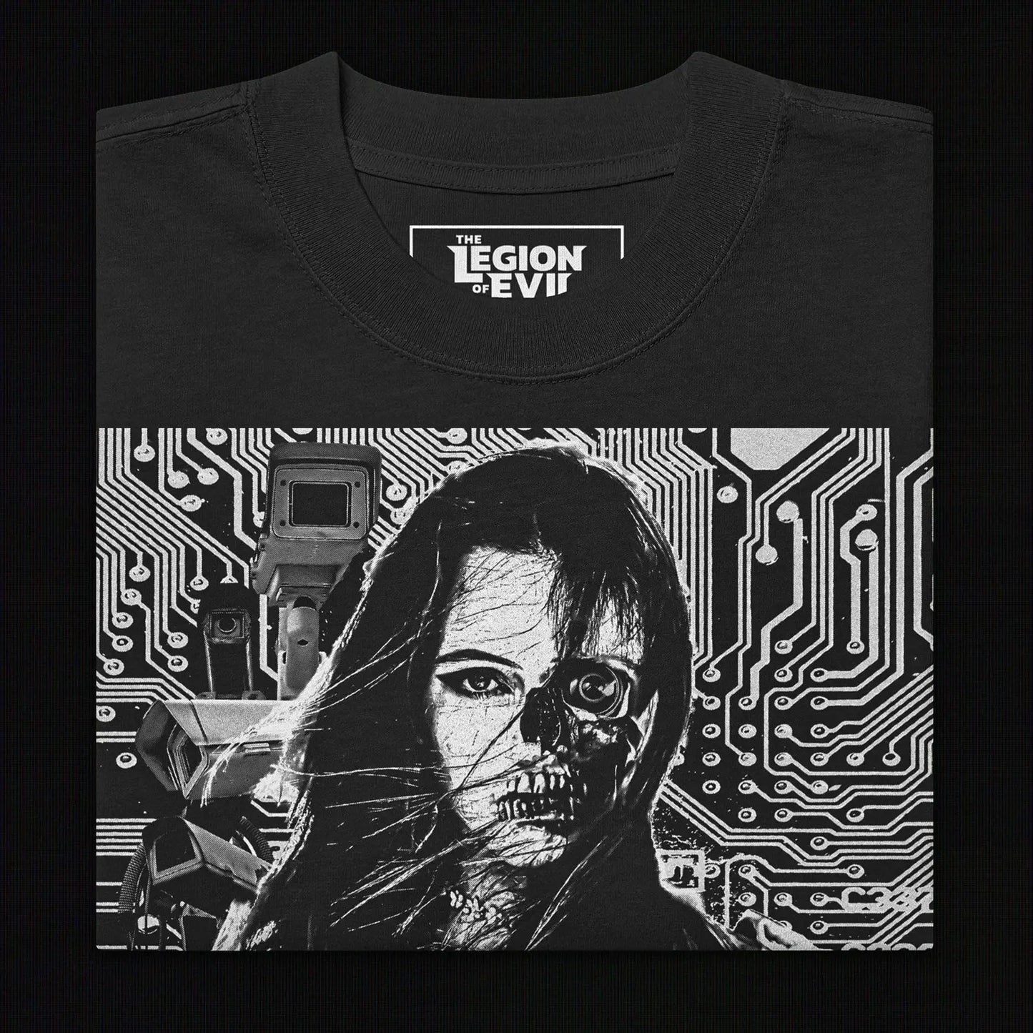 Virus Buster Oversized Tee (White) The Legion of Evil