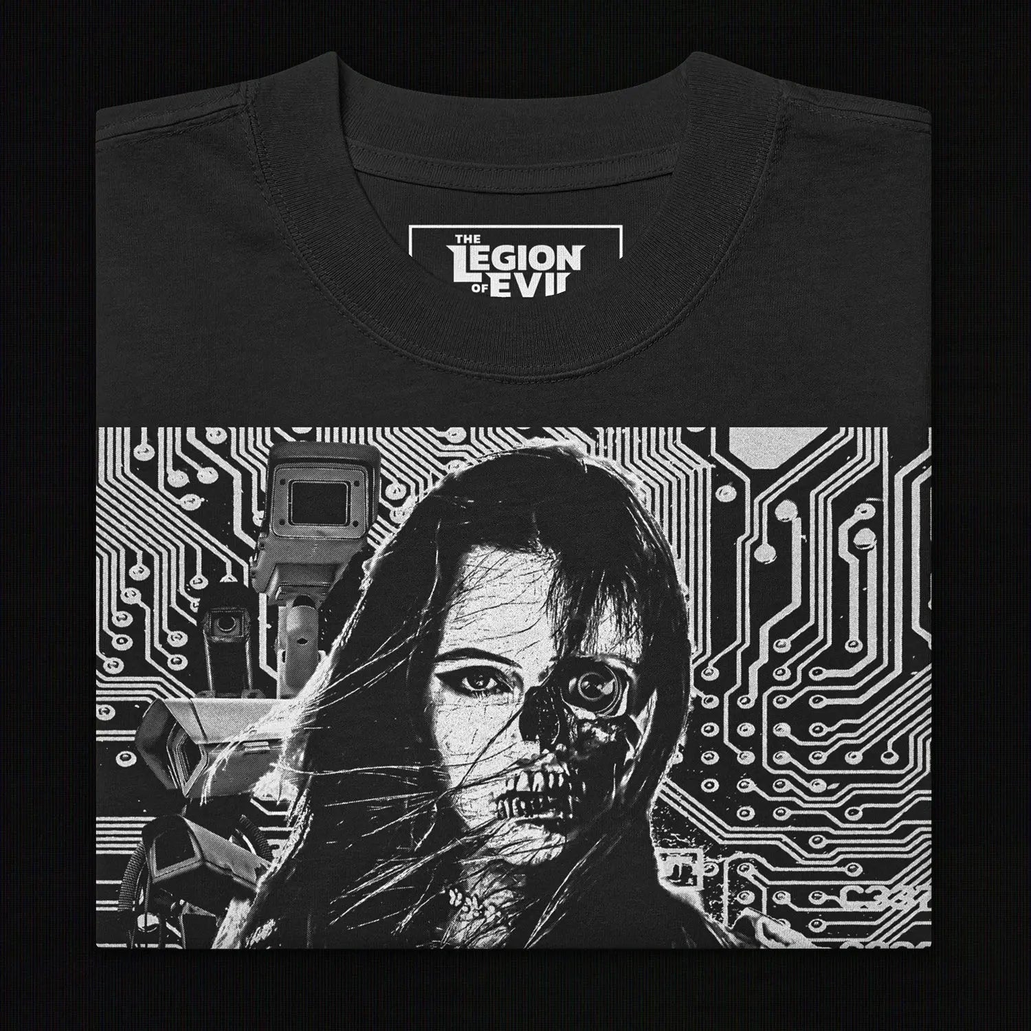 Virus Buster Oversized Tee (White) The Legion of Evil