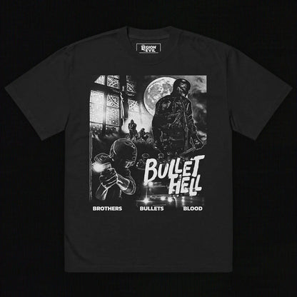 Bullet Hell Oversized Tee (White) The Legion of Evil