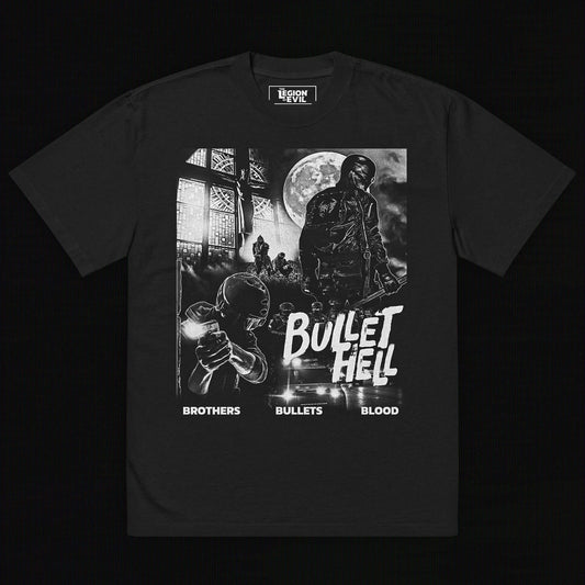Bullet Hell Oversized Tee (White)