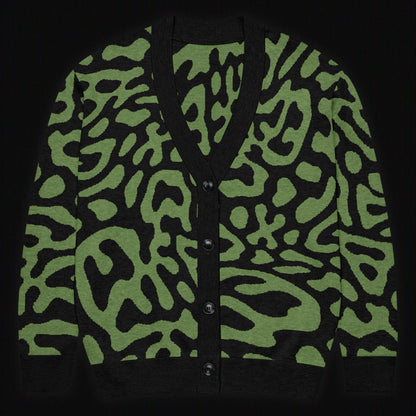 Legion of Evil - Gaffey Relaxed Fit Knit Cardigan (Green)