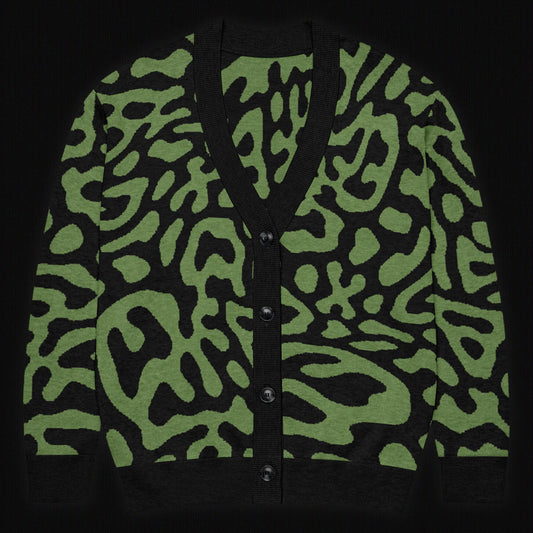 Legion of Evil - Gaffey Relaxed Fit Knit Cardigan (Green)