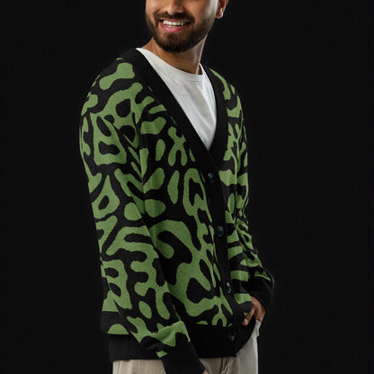 Legion of Evil - Gaffey Relaxed Fit Knit Cardigan (Green)