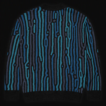 Legion of Evil - Lomita Relaxed Fit Knit Cardigan (Teal Royal)