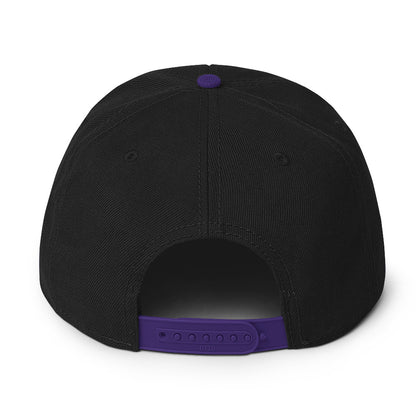 Legion Badge - Embroidered - Snapback Hat (Purple/Black)