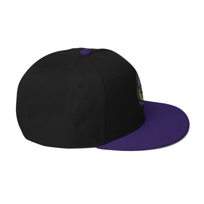 Legion Badge - Embroidered - Snapback Hat (Purple/Black)