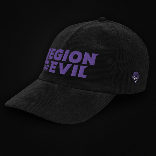 Type Logo Embroidered - The Legion of Evil Vintage Corduroy cap